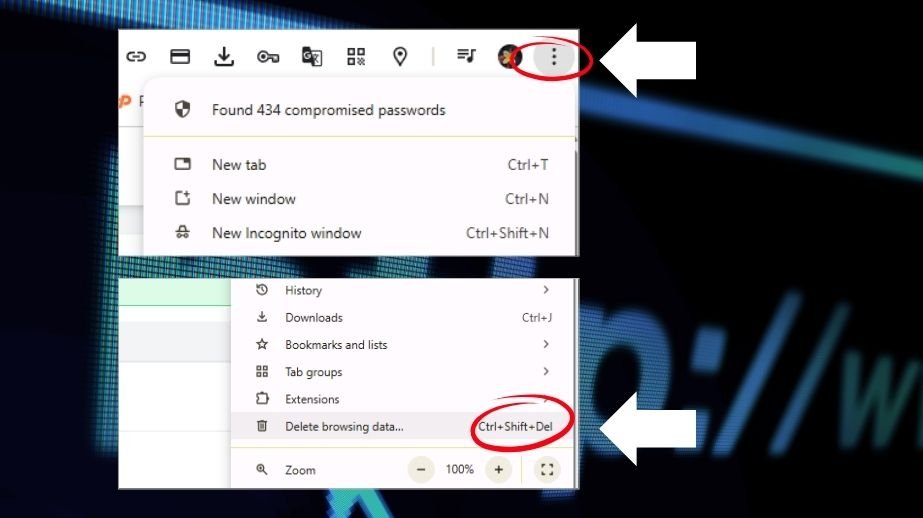 Cara Menghapus Cache & History di Google Chrome
